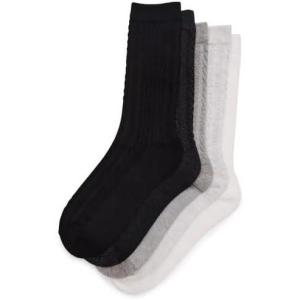 imageSTEVE MADDEN 5PK MIX TEXTURE CREW BLACK MULTI 5PK 911