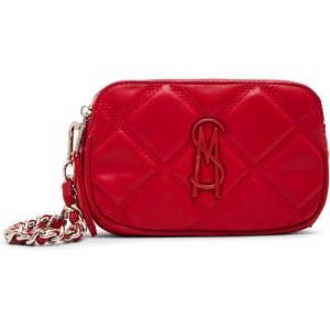 imageSteve Madden Womens Daisy Quilted CrossbodyRed