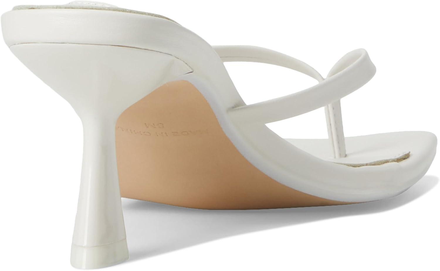 imageSteve Madden Womens Allies Heeled SandalWhite Leather