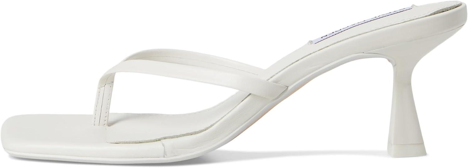 imageSteve Madden Womens Allies Heeled SandalWhite Leather