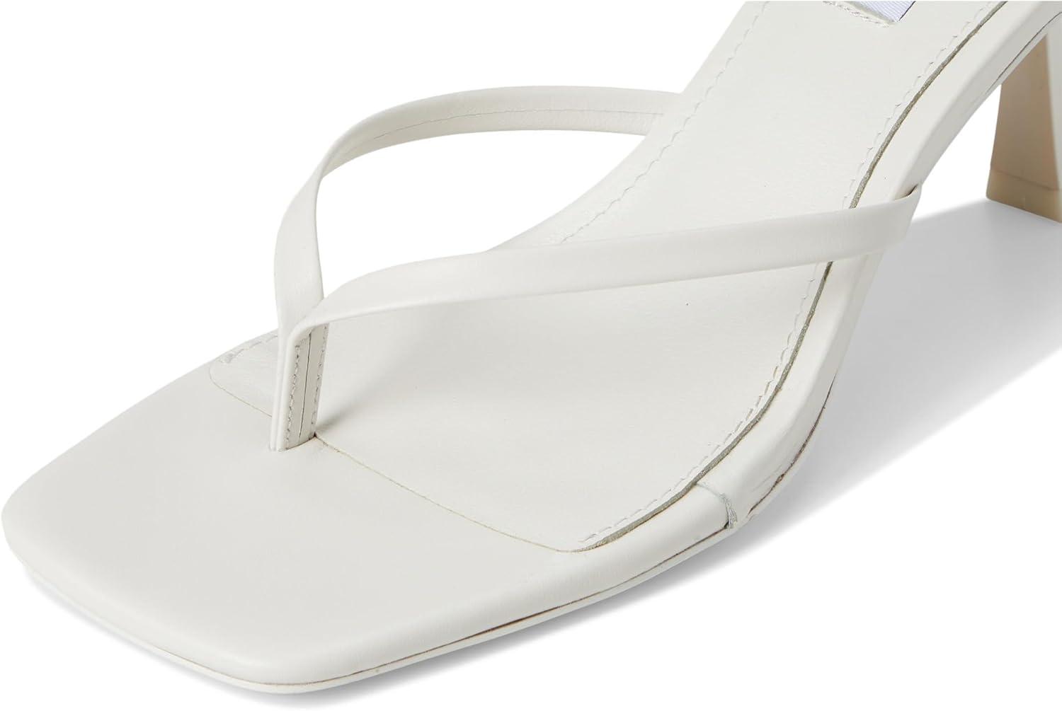 imageSteve Madden Womens Allies Heeled SandalWhite Leather