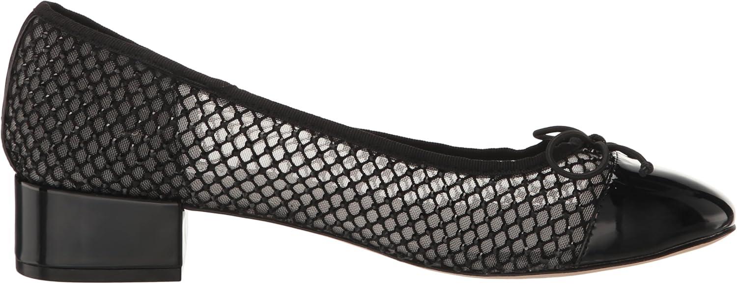 imageSteve Madden Womens Cherish Leather Slip On Loafer HeelsBlack Mesh