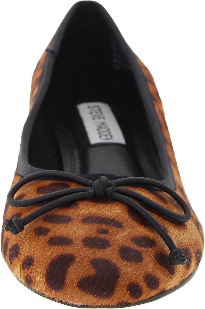 imageSteve Madden Womens Cherish Leather Slip On Loafer HeelsLeopard