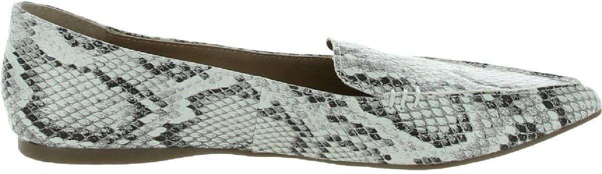 imageSteve Madden Womens Feather Loafer FlatBone Snake