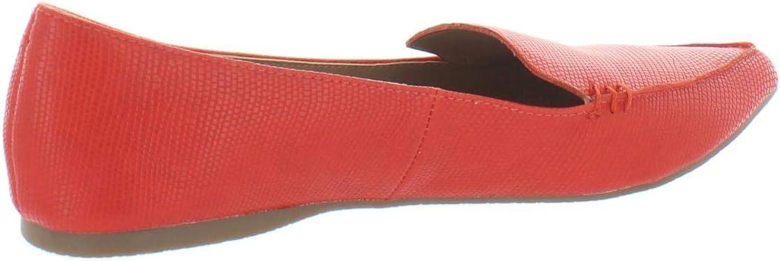 imageSteve Madden Womens Feather Loafer FlatCoral Lizard