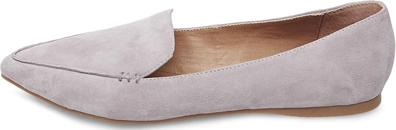 imageSteve Madden Womens Feather Loafer FlatGrey Suede