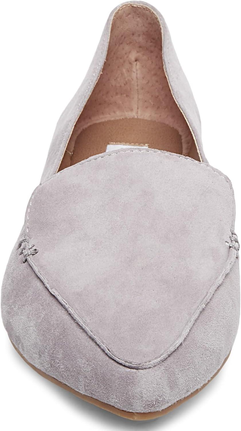 imageSteve Madden Womens Feather Loafer FlatGrey Suede
