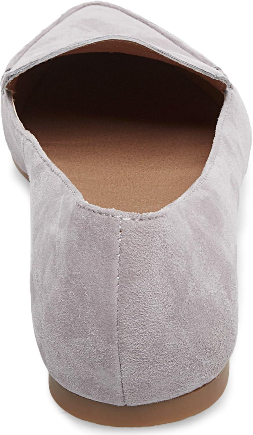 imageSteve Madden Womens Feather Loafer FlatGrey Suede