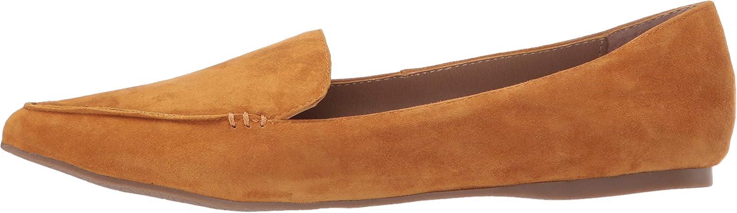 imageSteve Madden Womens Feather Loafer FlatMustard Suede