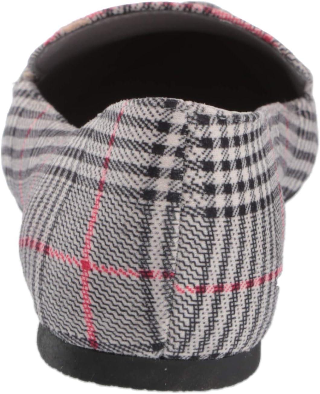 imageSteve Madden Womens Feather Loafer FlatPlaid
