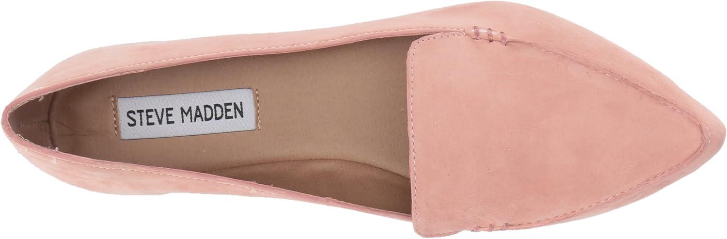 imageSteve Madden Womens Feather Loafer FlatRose Suede