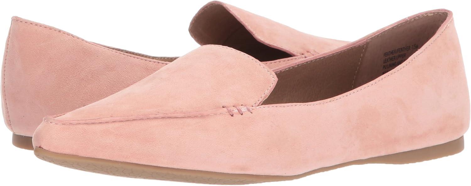 imageSteve Madden Womens Feather Loafer FlatRose Suede