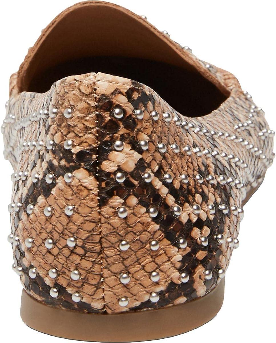 imageSteve Madden Womens Feather Loafer FlatTan Snake
