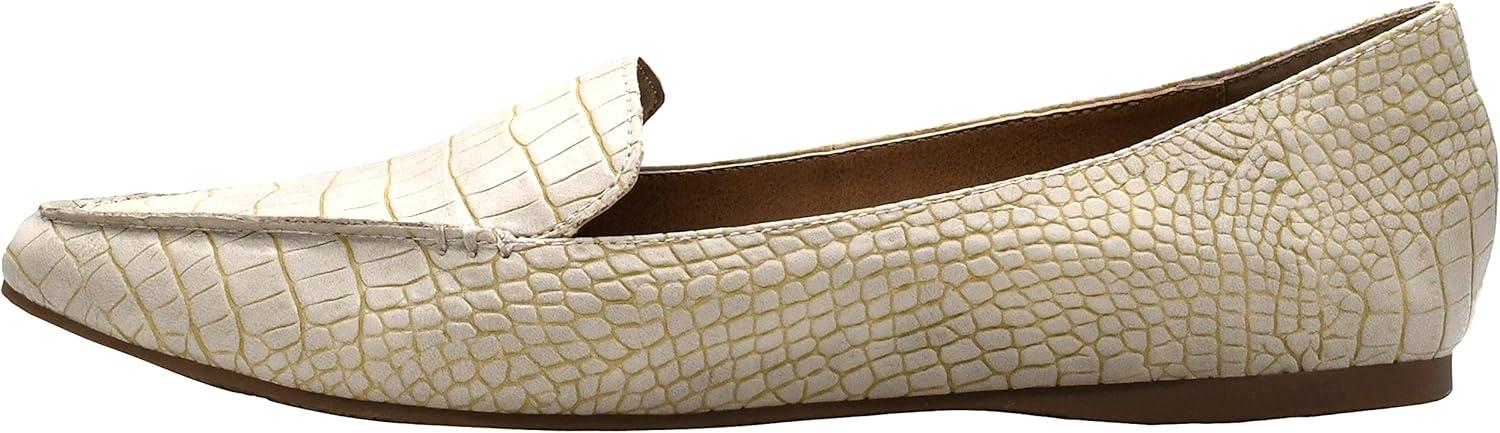 imageSteve Madden Womens Feather Loafer FlatTaupe Crocodile