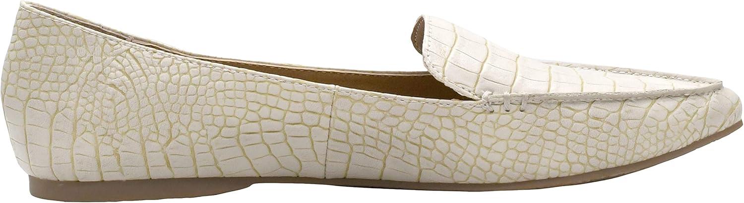 imageSteve Madden Womens Feather Loafer FlatTaupe Crocodile