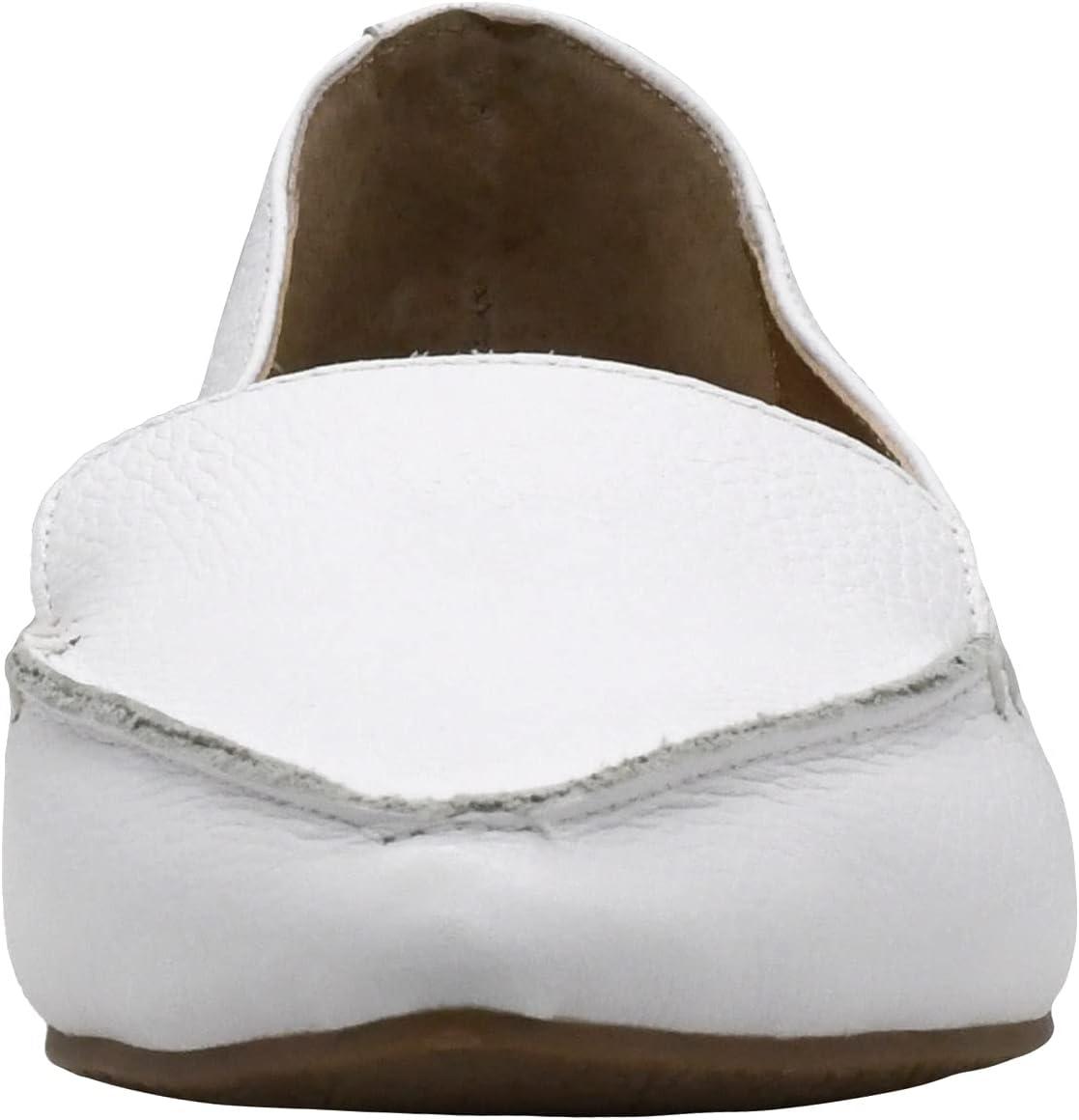 imageSteve Madden Womens Feather Loafer FlatWhite Leather