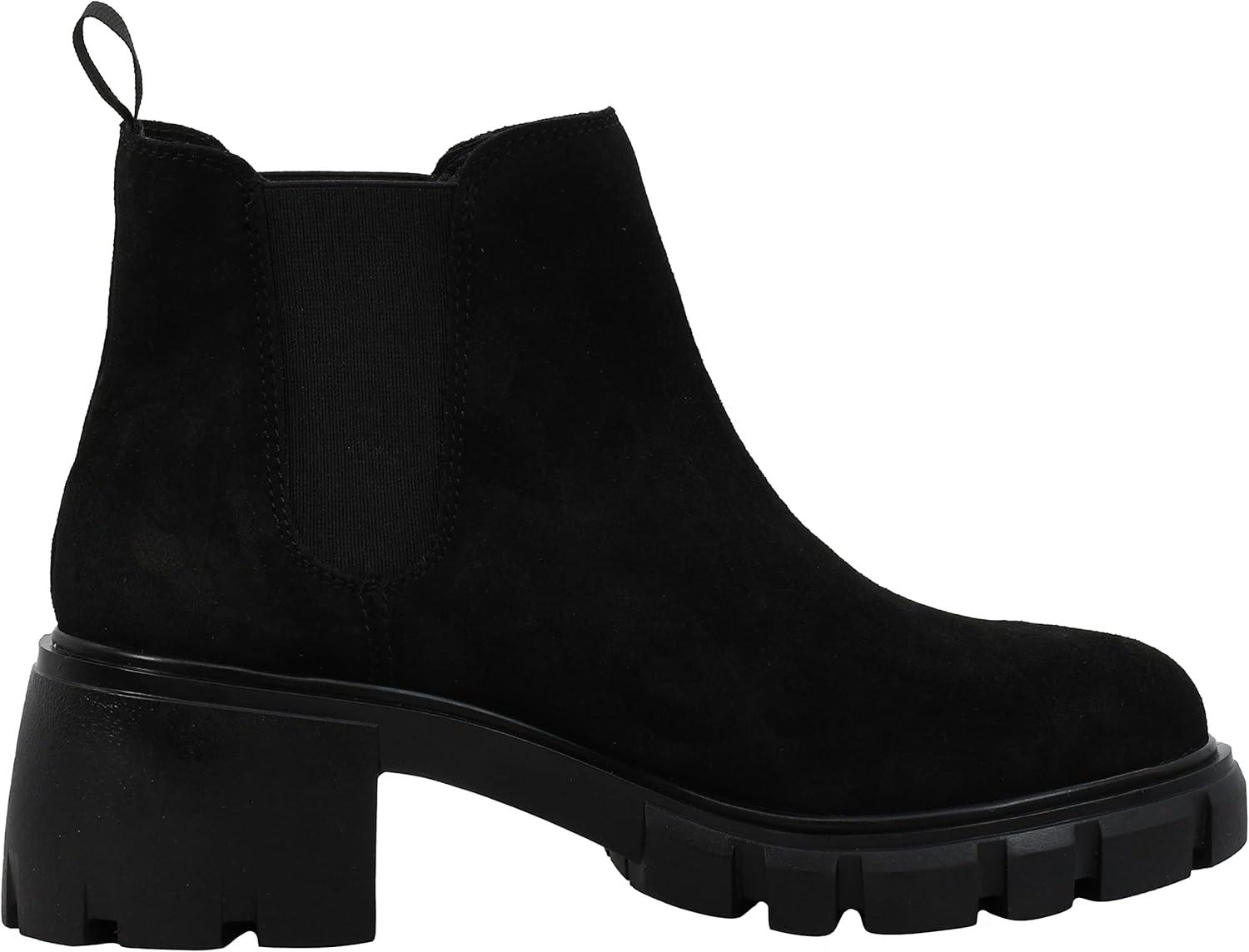 imageSteve Madden Womens Howler Boots AnkleBlack Suede