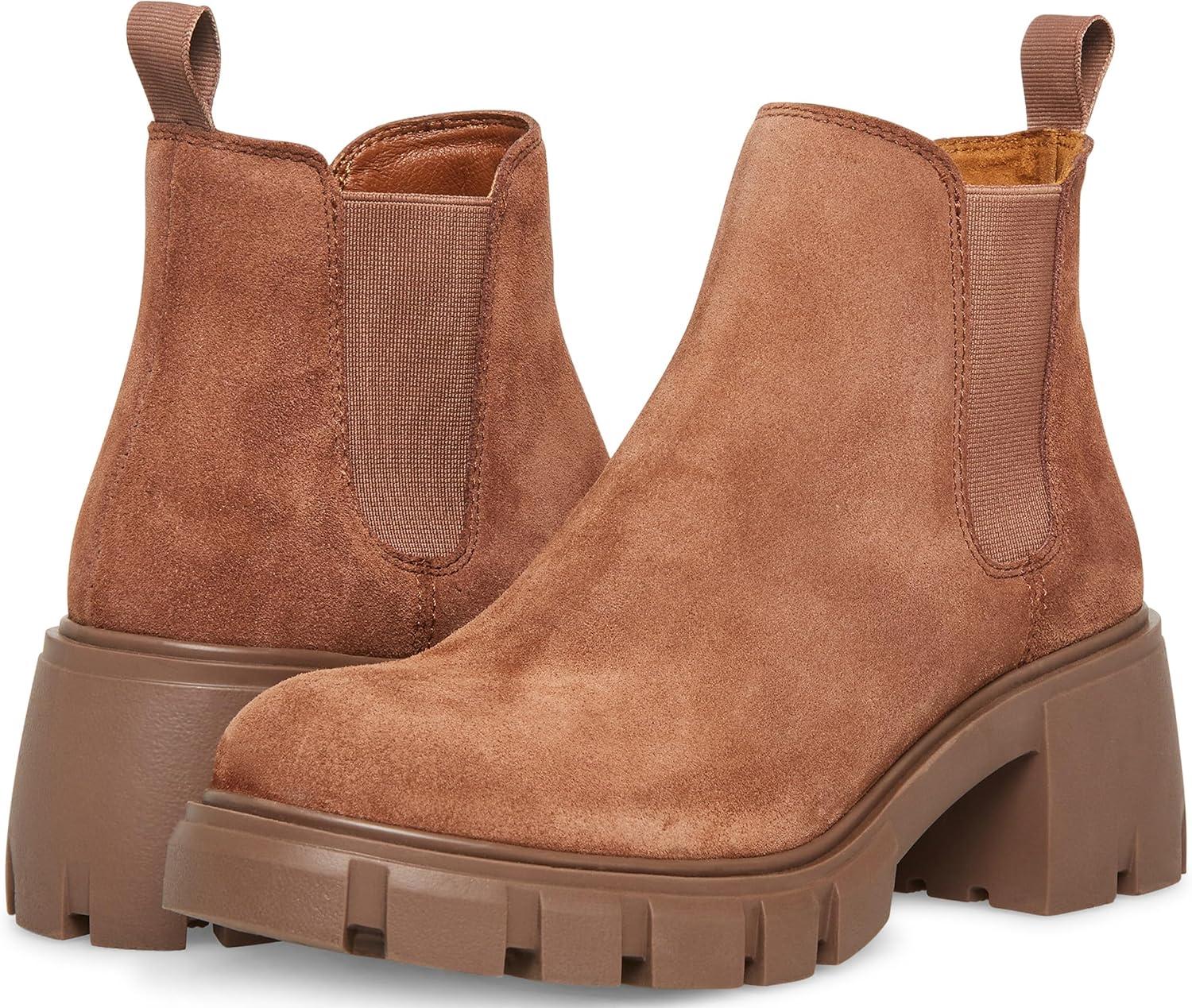 imageSteve Madden Womens Howler Boots AnkleTaupe Suede