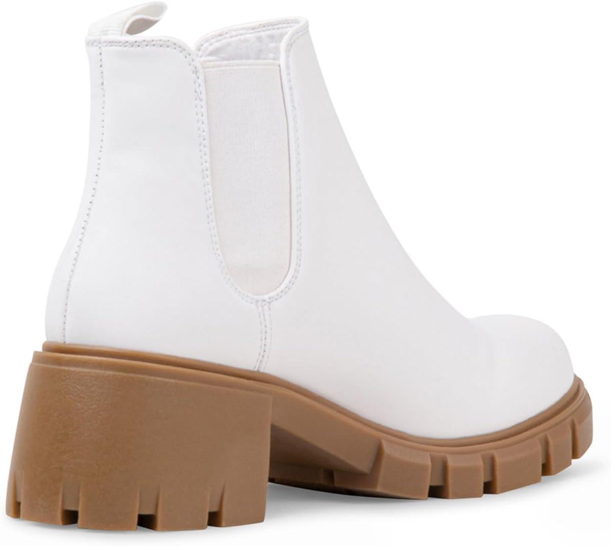 imageSteve Madden Womens Howler Boots AnkleWhite Tan