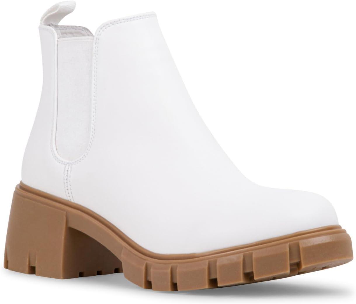 imageSteve Madden Womens Howler Boots AnkleWhite Tan