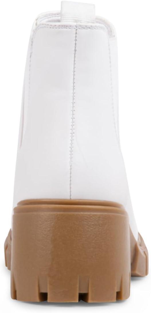 imageSteve Madden Womens Howler Boots AnkleWhite Tan