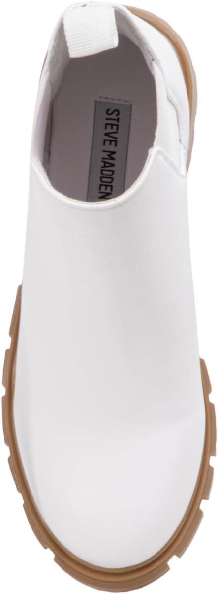 imageSteve Madden Womens Howler Boots AnkleWhite Tan