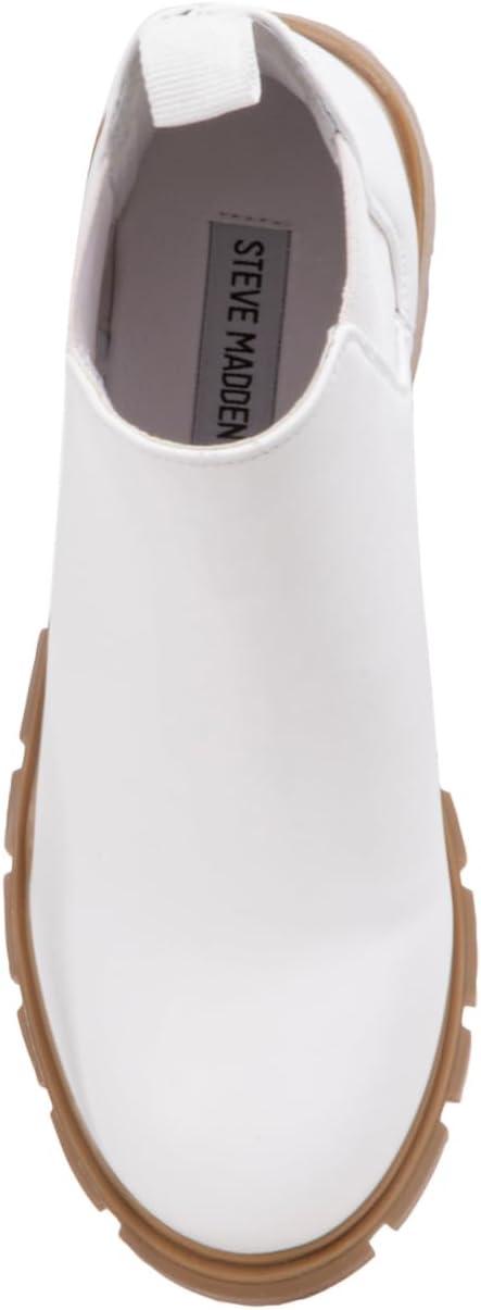 imageSteve Madden Womens Howler Boots AnkleWhite Tan