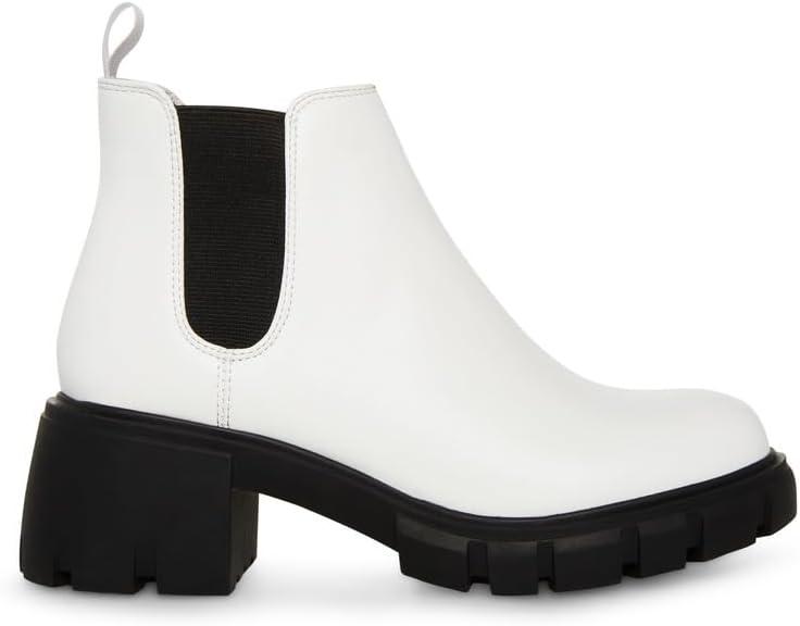 imageSteve Madden Womens Howler Boots AnkleWhiteBlack