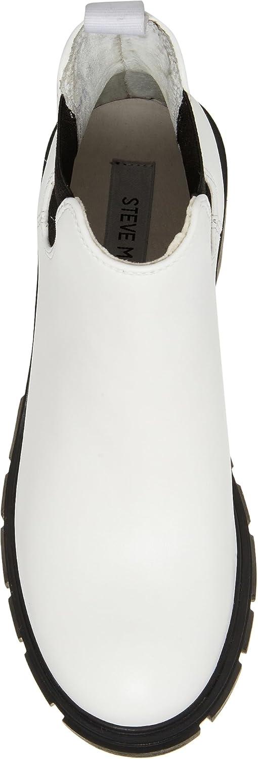 imageSteve Madden Womens Howler Boots AnkleWhiteBlack