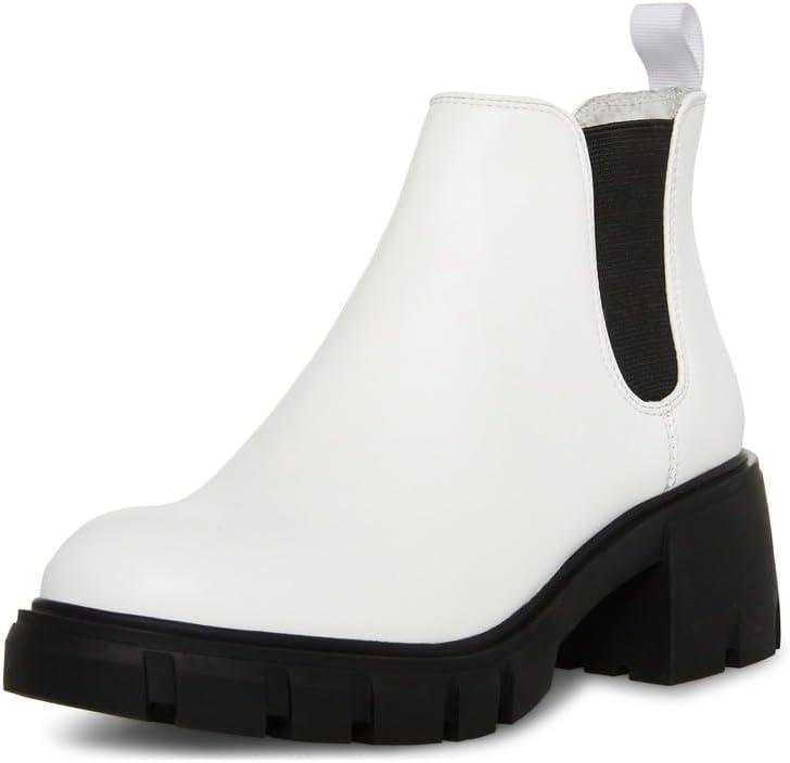 imageSteve Madden Womens Howler Boots AnkleWhiteBlack