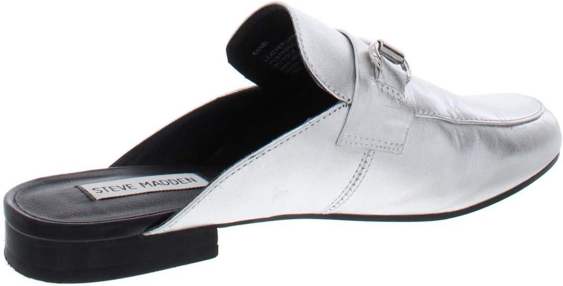 imageSteve Madden Womens Kandi Slipon LoaferSilver Leather