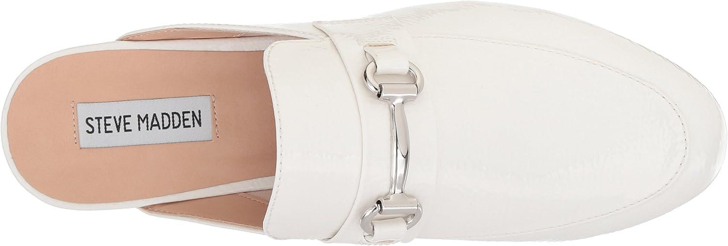 imageSteve Madden Womens Kandi Slipon LoaferWhite Patent