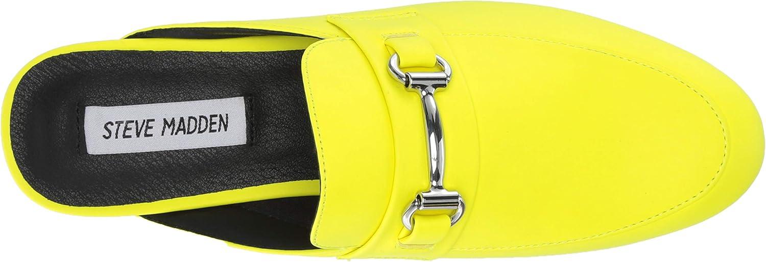 imageSteve Madden Womens Kandi Slipon LoaferYellow Neon