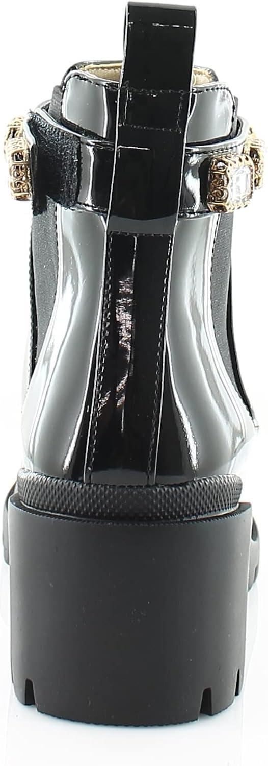 imageSteve Madden womens Amulet Ankle BootBlack Patent