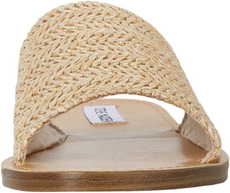 imageSteve Madden womens Gracel Flat SandalNatural Raffia