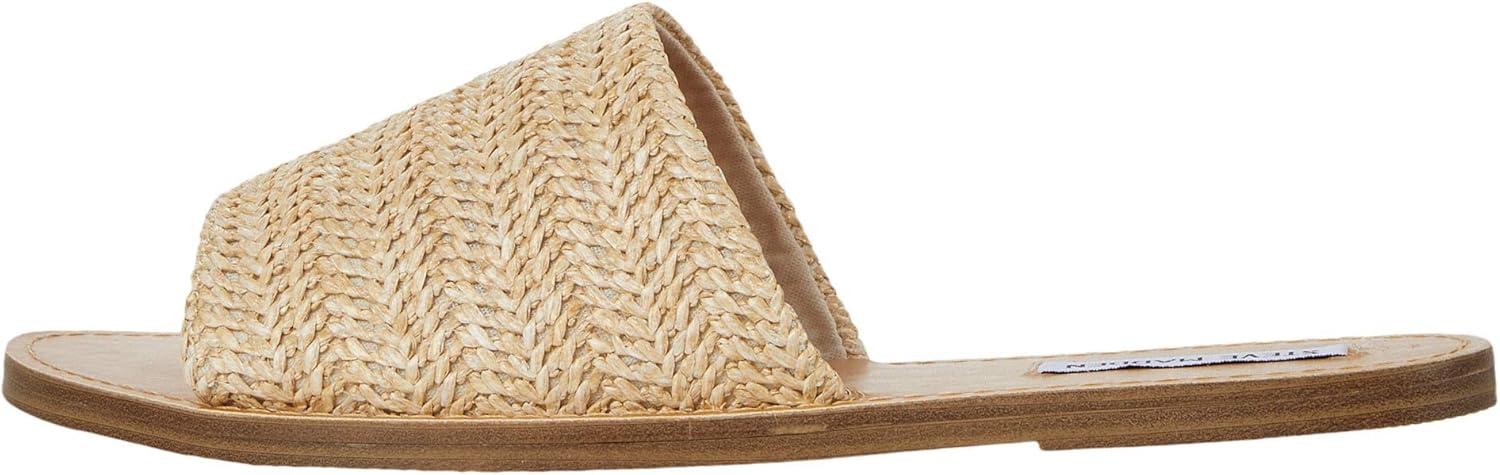 imageSteve Madden womens Gracel Flat SandalNatural Raffia