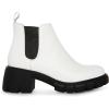 imageSteve Madden Womens Howler Boots AnkleWhiteBlack