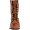 imageSteve Madden Womens Troopa Leather Lace Up Combat BootsBeige