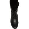 imageSteve Madden Womens Troopa Leather Lace Up Combat BootsBlack Leather