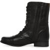 imageSteve Madden Womens Troopa Leather Lace Up Combat BootsBlack Leather