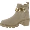 imageSteve Madden womens Amulet Ankle BootSand Suede Chain