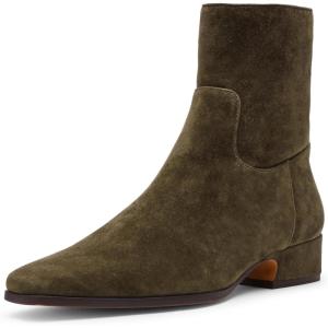 imageSteve Madden Womens Dusty Ankle BootOlive Suede