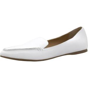 imageSteve Madden Womens Feather Loafer FlatWhite Leather
