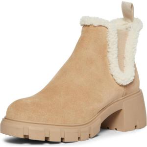 imageSteve Madden Womens Howler Boots AnkleFur Tan Suede