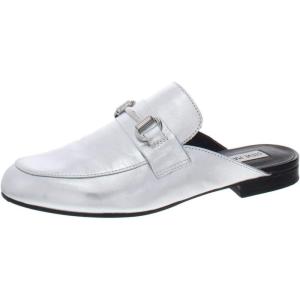 imageSteve Madden Womens Kandi Slipon LoaferSilver Leather