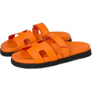 imageSteve Madden Womens Mayven Slide SandalOrange Leather