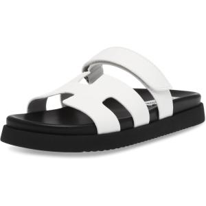 imageSteve Madden Womens Mayven Slide SandalWhite Leather
