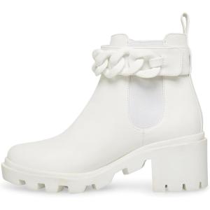 imageSteve Madden womens Amulet Ankle BootWhite Chain