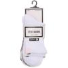 imageSTEVE MADDEN 5PK STRIPE BACK HIT SHORTIE CREW HALF CUSHION WHITE 5PK 911