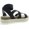 imageSteve Madden Girls Shoes Kimmie Espadrille Wedge SandalBlack